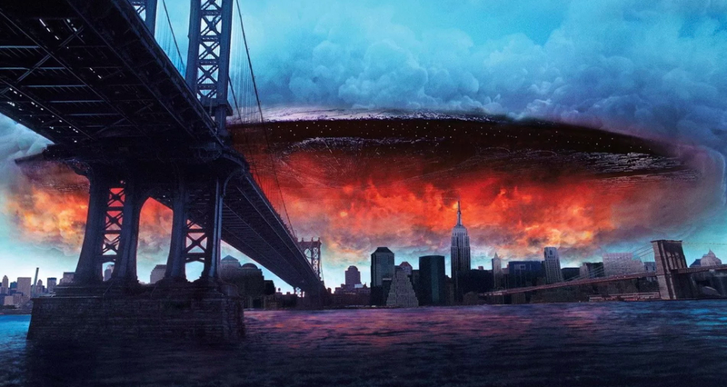 I love this shot in Independence Day.
